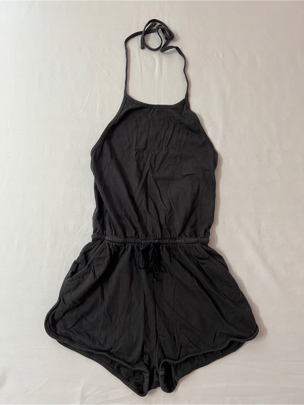 Pacsun Me to We Dark Grey Halter Romper
